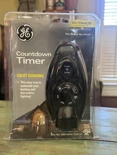 GE Light Sensing Countdown Timer Indoor-Outdoor Photocell New