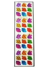 HAMBLY STUDIOS PRISMATIC FISH STICKERS SMALL ANGELFISH COLLECTIBLE VINTAGE RARE.