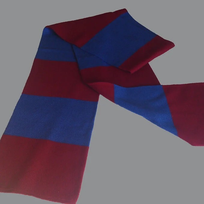 BUFANDA CASHMERE A RAYAS AZULGRANA UNISEX.COLOR AZUL GRANATE.MEDIDAS 180X20 CM.
