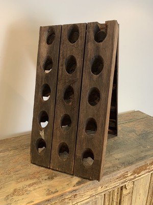 French Champagne Riddling Rack Ebay
