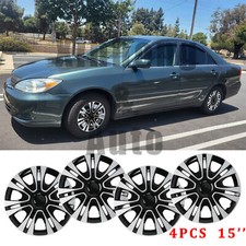 15 Set Of 4 Wheel Covers Hub Caps R15 Steel Wheel For 96-06 Toyota Camry Le Se