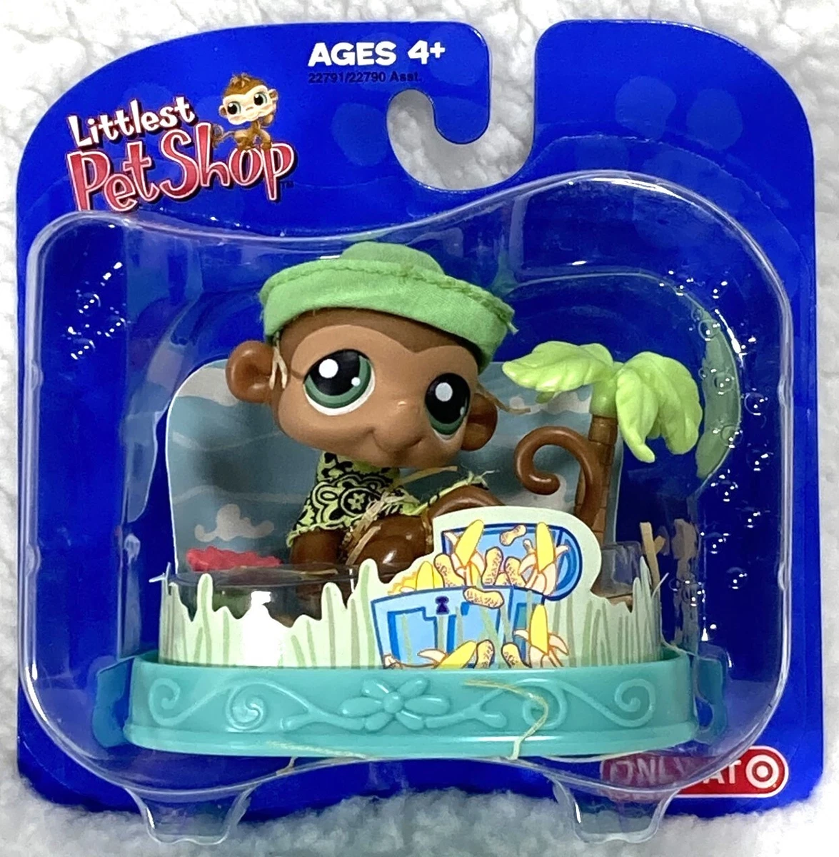 A1 FIGURINE PETSHOP LITTLEST PET SHOP SINGE FILLE GIRL MONKEY - Games