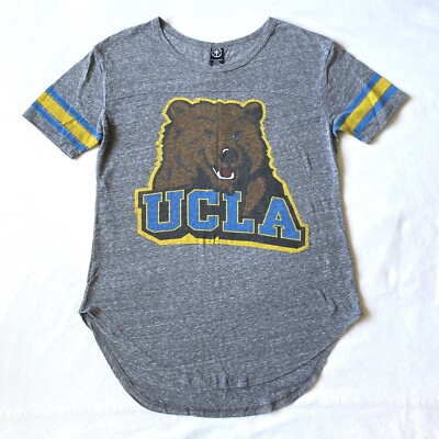 Recycled Karma T Shirt M UCLA Bruins Heather Gray Bear College University Sports