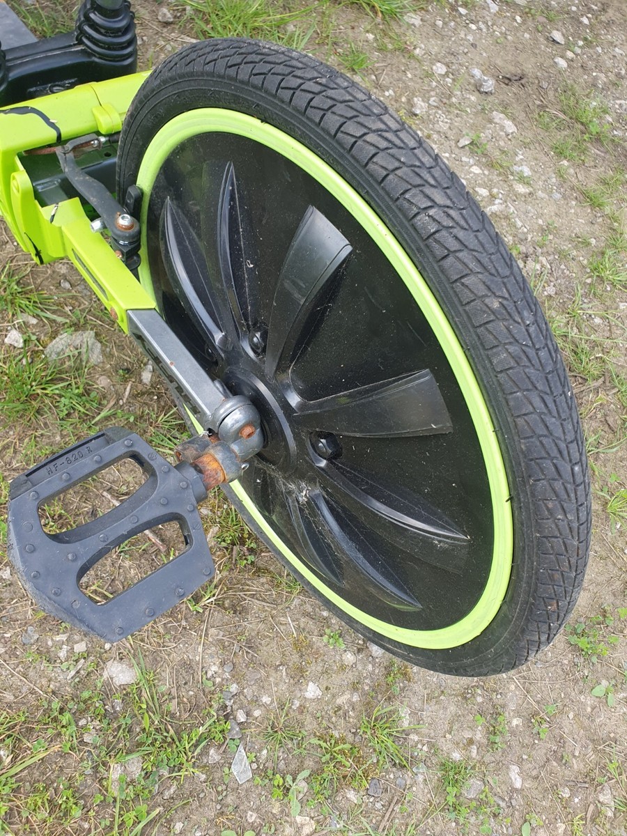 Huffy Green Machine Drift Trike Used Project Wheel Pedal Go Kart