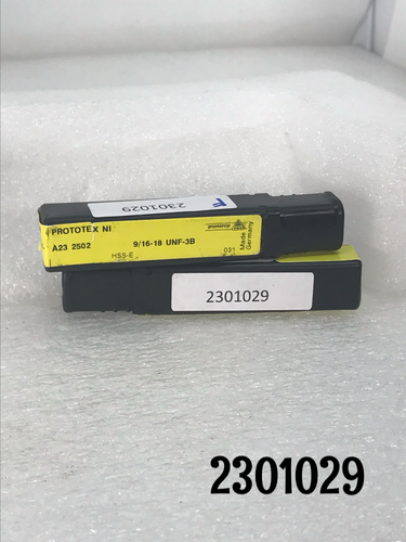 9/16-18 UNF-3B F12 4 Flutes Uncoated Prototyp Prototex NI HSS-E Spiral Point Tap - Picture 2 of 9
