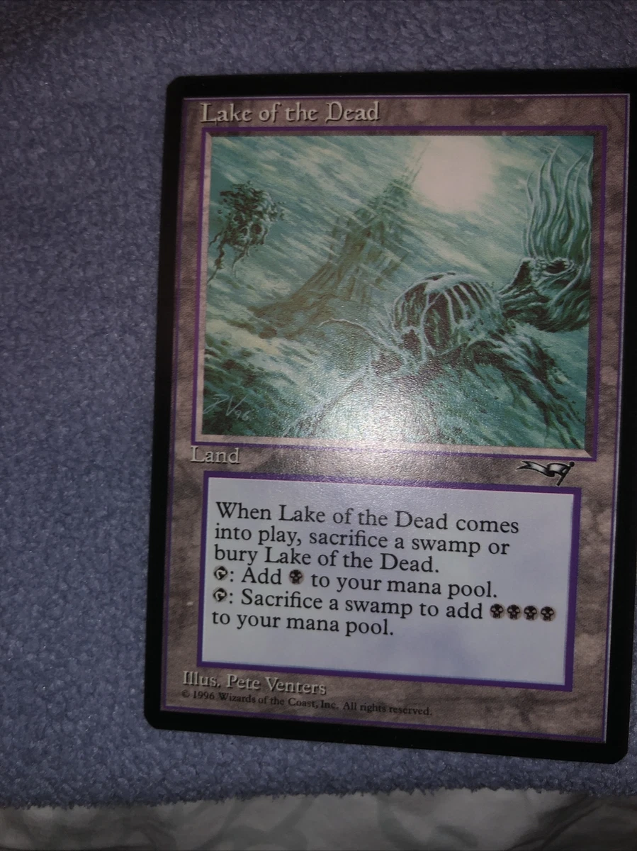 MTG - LAKE OF THE DEAD - ALLIANCES 1996 - NEVER PLAYED!