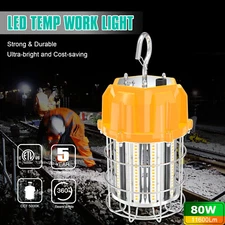 80W 100W 125W 150W LED Temporary Construction Light Hanging Portable Work Lights