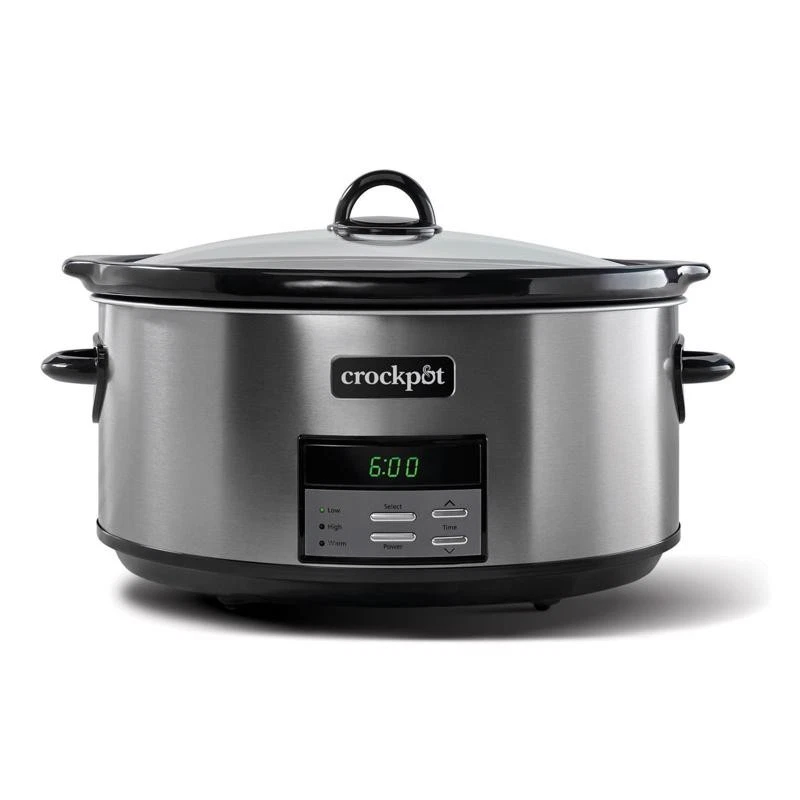 Crock-Pot 8 qt Black/Silver Stainless Steel Programmable Slow Cooker
Opens in a new window or tab