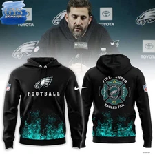 Philadelphia Eagles Hoodie 2025 Fire Fighter Limited Edition Black