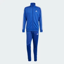 adidas men Basic 3-Stripes Tricot Track Suit - Semi Lucid Blue