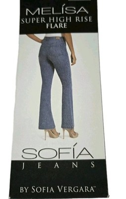 Sofia Jeans by Sofia Vergara Melisa Super High Rise Flare Tag Sz 18, Imo 14, NWT