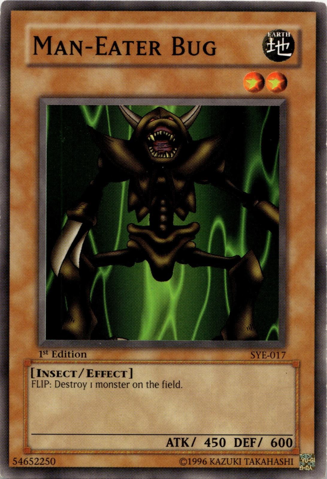 Man-Eater Bug SYE-017 Common Starter Deck: Yugi Evolution Yu-Gi-Oh Unlimited LP