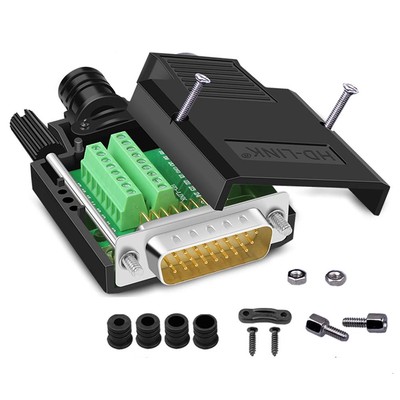 Anmbest Db26 Breakout Connector, Solderfree Rs232 D-sub Serial To 26-P