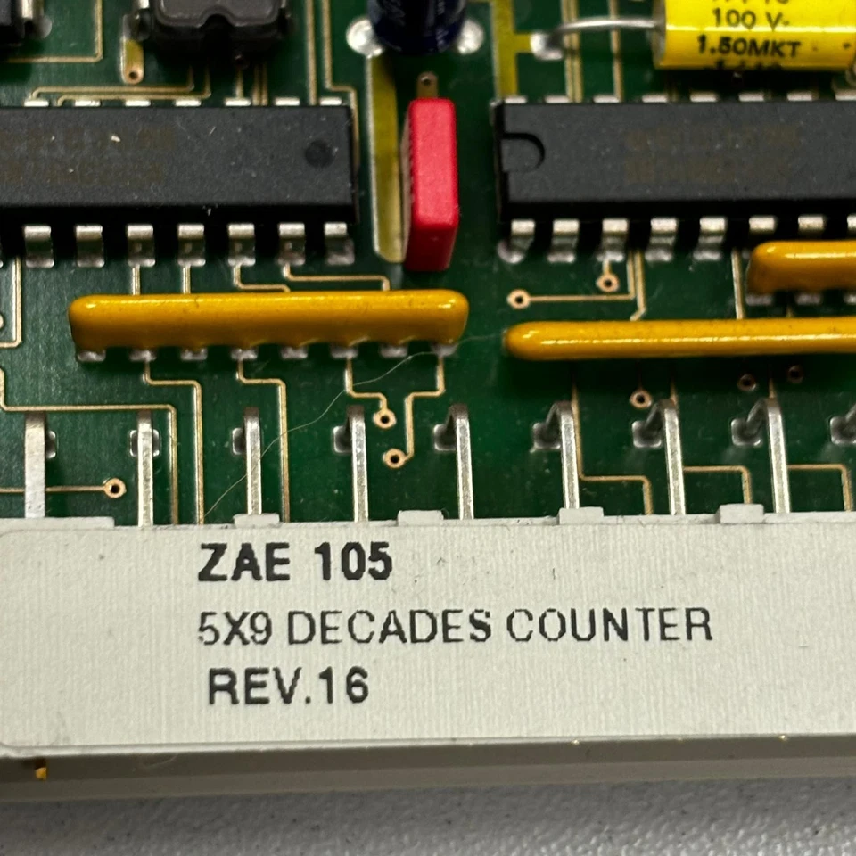 ZAE 105 - Contatore 5x9 Decenni - REV.16 - Modulo contatore industriale usato - Immagine 3 di 4