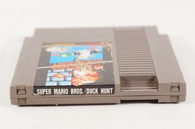 Super Mario Bros & Duck Hunt Game Nintendo NES Cartridge Damaged Label See Photo