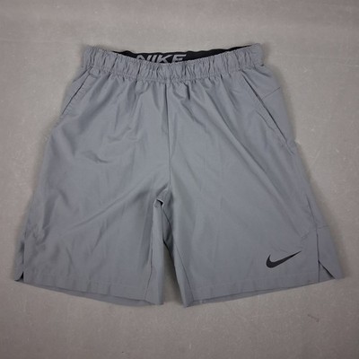 Nike Dri-Fit Training Shorts Size Medium Mens Standard Fit Gray Preformance 