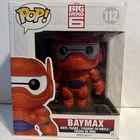 Funko Pop! Vinyl Baymax Big Hero 6 #112 Figure Red Disney Animation (box damage)