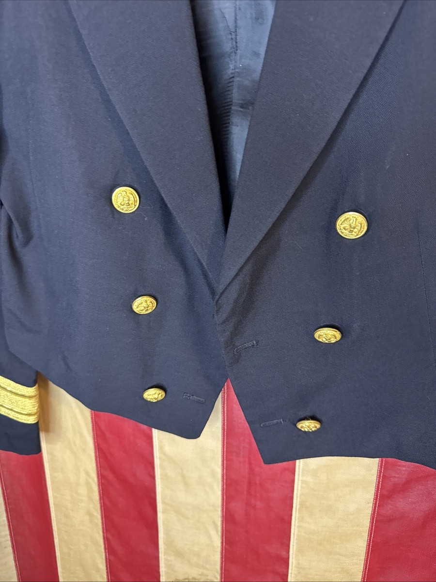 US NAVY Officer Mess Dress blue Uniform Jacket Rear Admiral 5264 | eBay