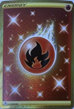 golden fire energy pokemon card 230/197 Basic Energy Gold