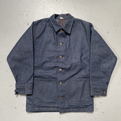 Vintage 1980s Prison County Jail Style Blanket Lined Chore Work Jacket ...