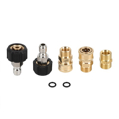 #ad 5 Pcs 5000 PSI Pressure Washer Adapter Set For Pressure Washers Hose and Guns $20.30