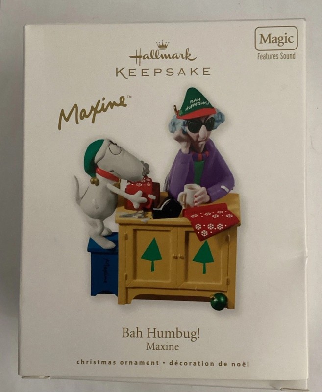 Hallmark Maxine Bah Humbug!  Magic Sound Ornament Tested Well