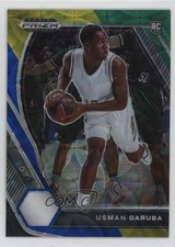 2021-22 Panini Prizm Draft Picks Choice Blue Yellow & Green Usman Garuba #41 1u6