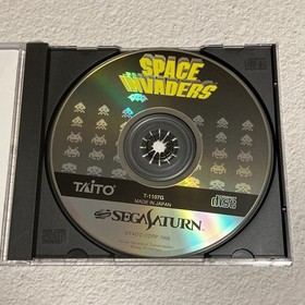 Space Invaders T-1107G SEGA SATURN JAPAN CIB with spine card