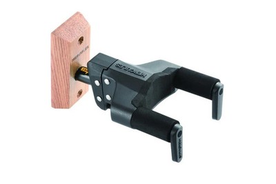 Hercules Auto Grip Multi Instrument Gitarre Wandaufhänger Halterung - Naturholzbasis