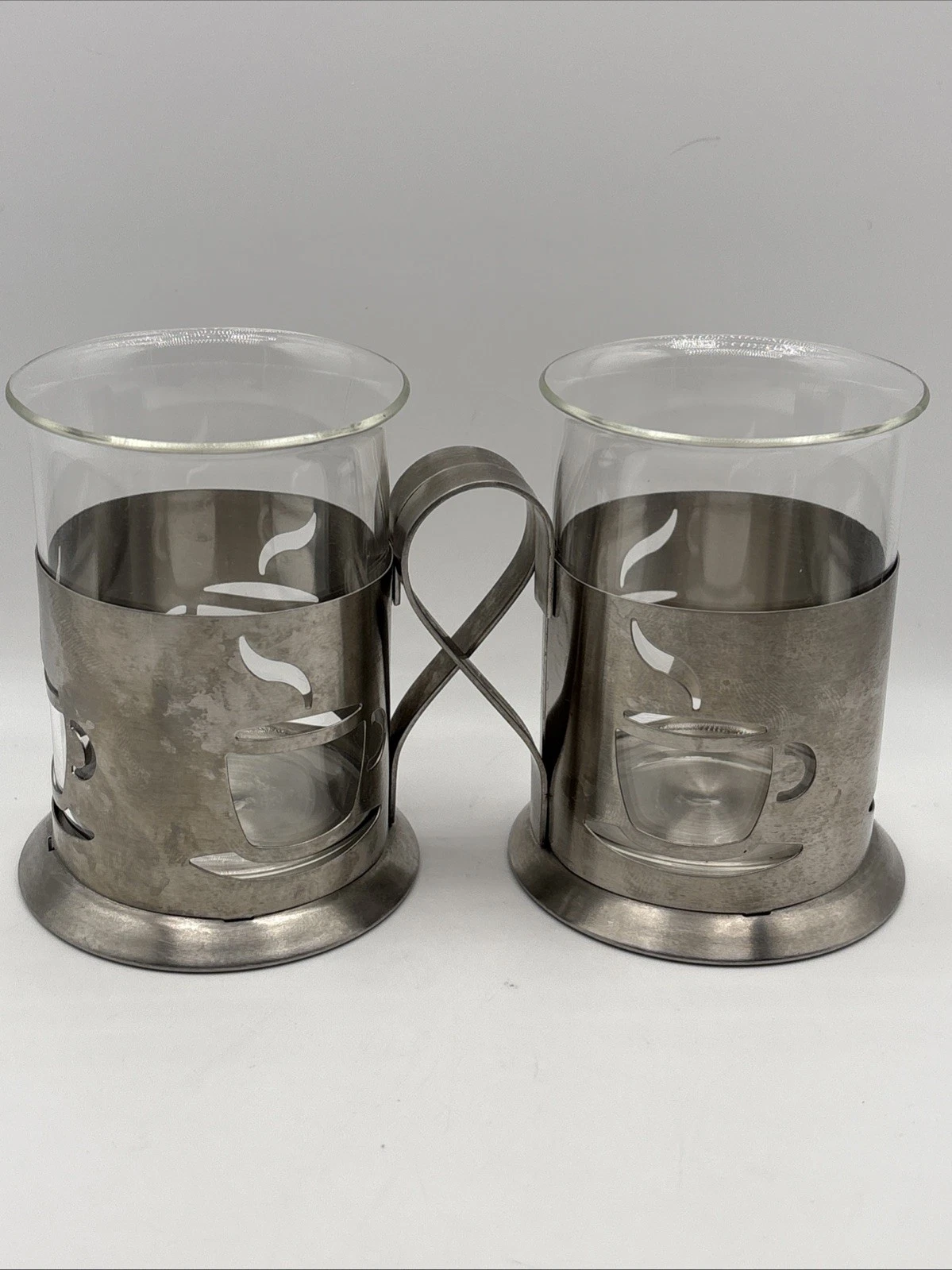 2Berg Hoff INTL Belgium French Press Stainless Steel Glass Cup