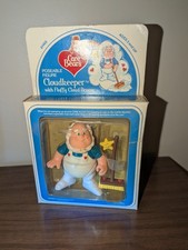 1984 Kenner Care Bears Poseable Figure Cloudkeeper W/Fluffy Cloud Broom in Box