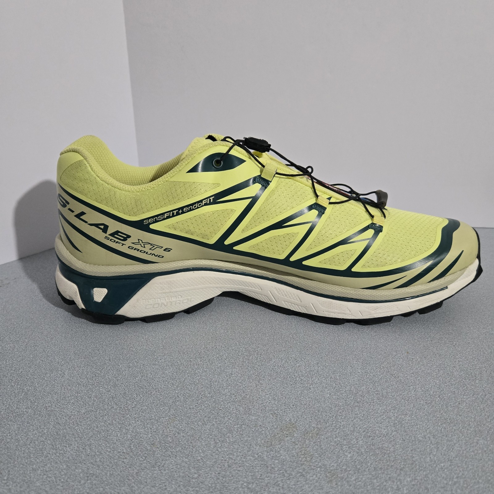 Salomon XT 6 Sunny Lime L47445200 taglia 13 US S Lab terreno morbido