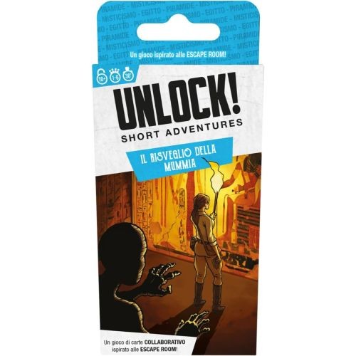 Asmodée Multicolore (9526) Unlock! Sa - Il Risveglio Della Mummia (Tedesco, 1 - 6 Giocatori) - Immagine 2