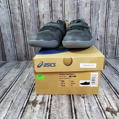 Asics Men's Hyper Throw 3 Shot Put Discus Throwing Shoes G507Y-003 Black Size 10