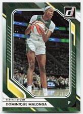 2026 Donruss WNBA #28 Dominique Malonga Green Lava Seattle Storm
