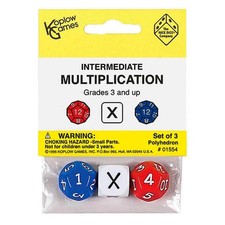 Koplow Games Intermediate Multiplication Dice, Standard 15mm - 17mm 