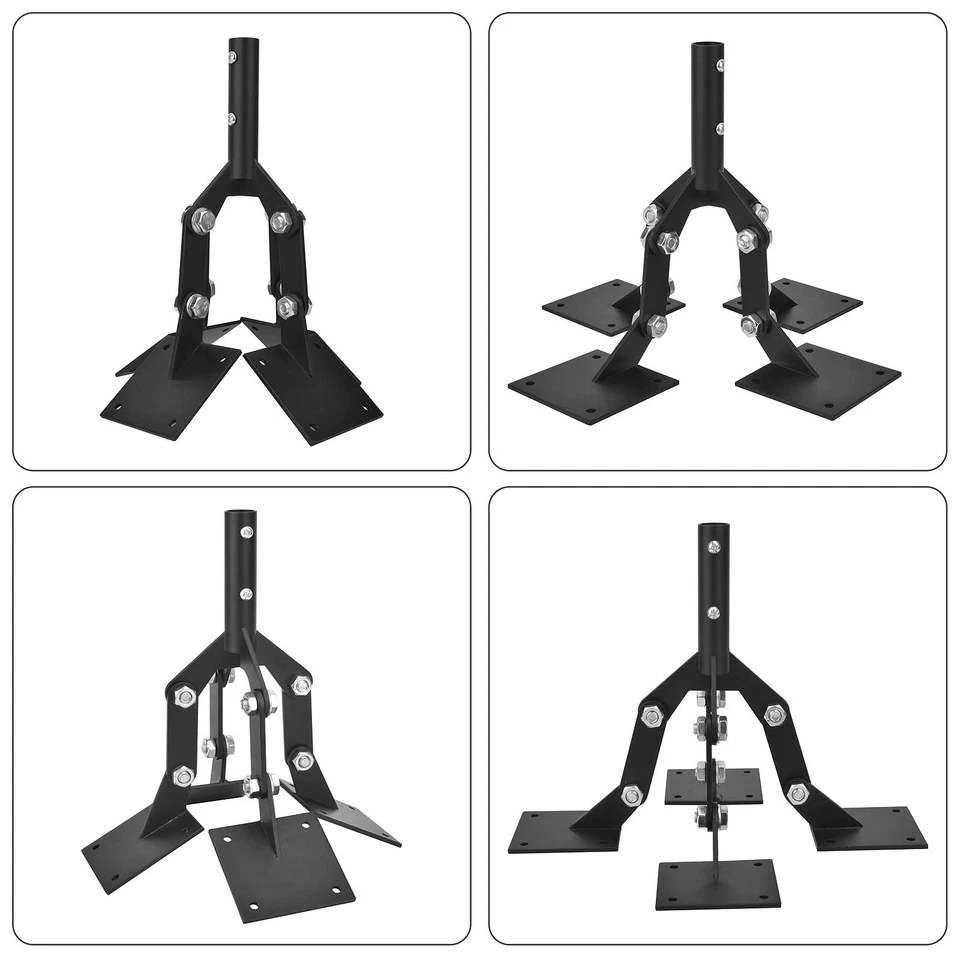 Montaje de cúpula ajustable de acero para veleta, montaje de paletas para techo con... Foto 2 de 4