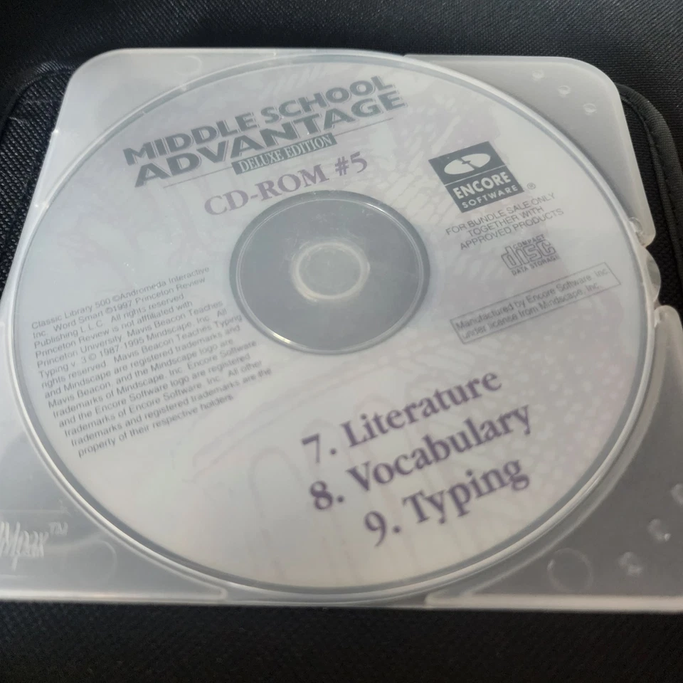 Middle School Advantage 5 Disc Set -Protective Cases - Image 2 of 4