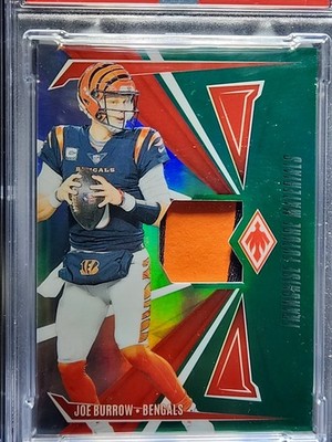 Joe Burrow graded Excellent-Mint /299 (MEM) bengals nfl qb 2024 Panini Phoenix