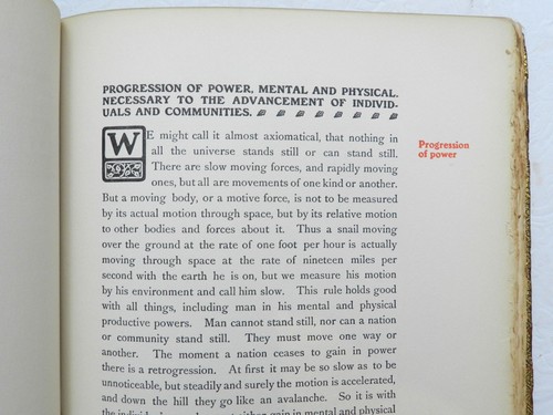 1901, Man in the Mystic Universe by Leonide Keating, LEATHER RARE AUTHOR SIGNED! - Picture 12 of 13