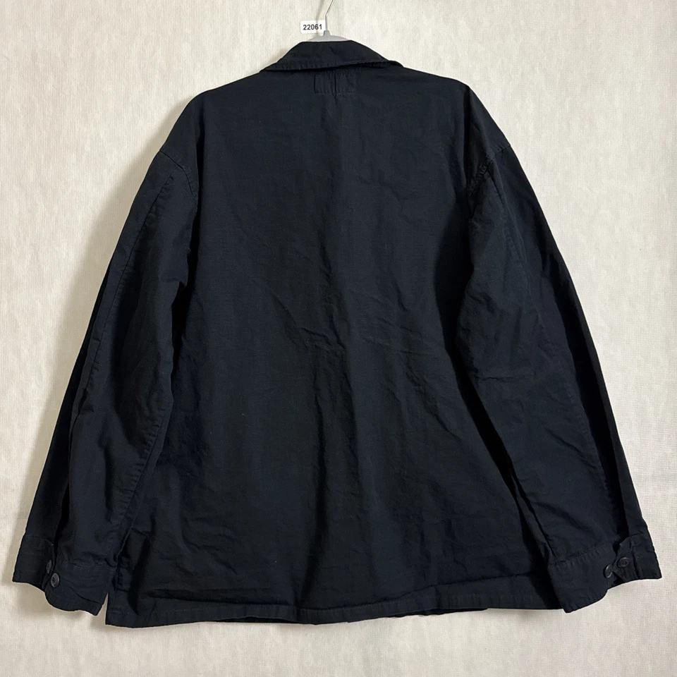 Jaqueta polo masculina Ralph Lauren denim supply XXL preta ripstop militar selva - Imagem 3 de 4