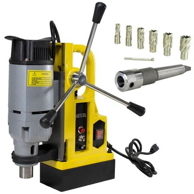 Steel Dragon Tools  MD25 Magnetic Drill Press with 7pc 1'' Large Size Cutter Kit