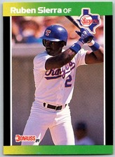 ⚾ 1989 Donruss Baseball's Best #111 Ruben Sierra Texas Rangers