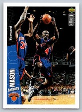 1996-97 Upper Deck Collector's Choice - Anthony Mason #102 New York Knicks Card