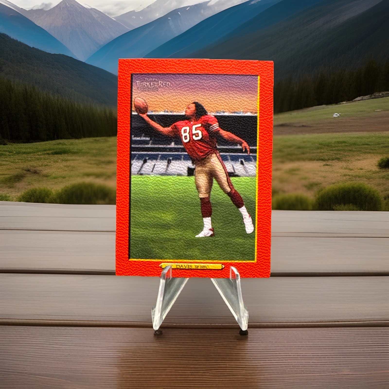 Vernon Davis Topps Turkey Red #184 Red