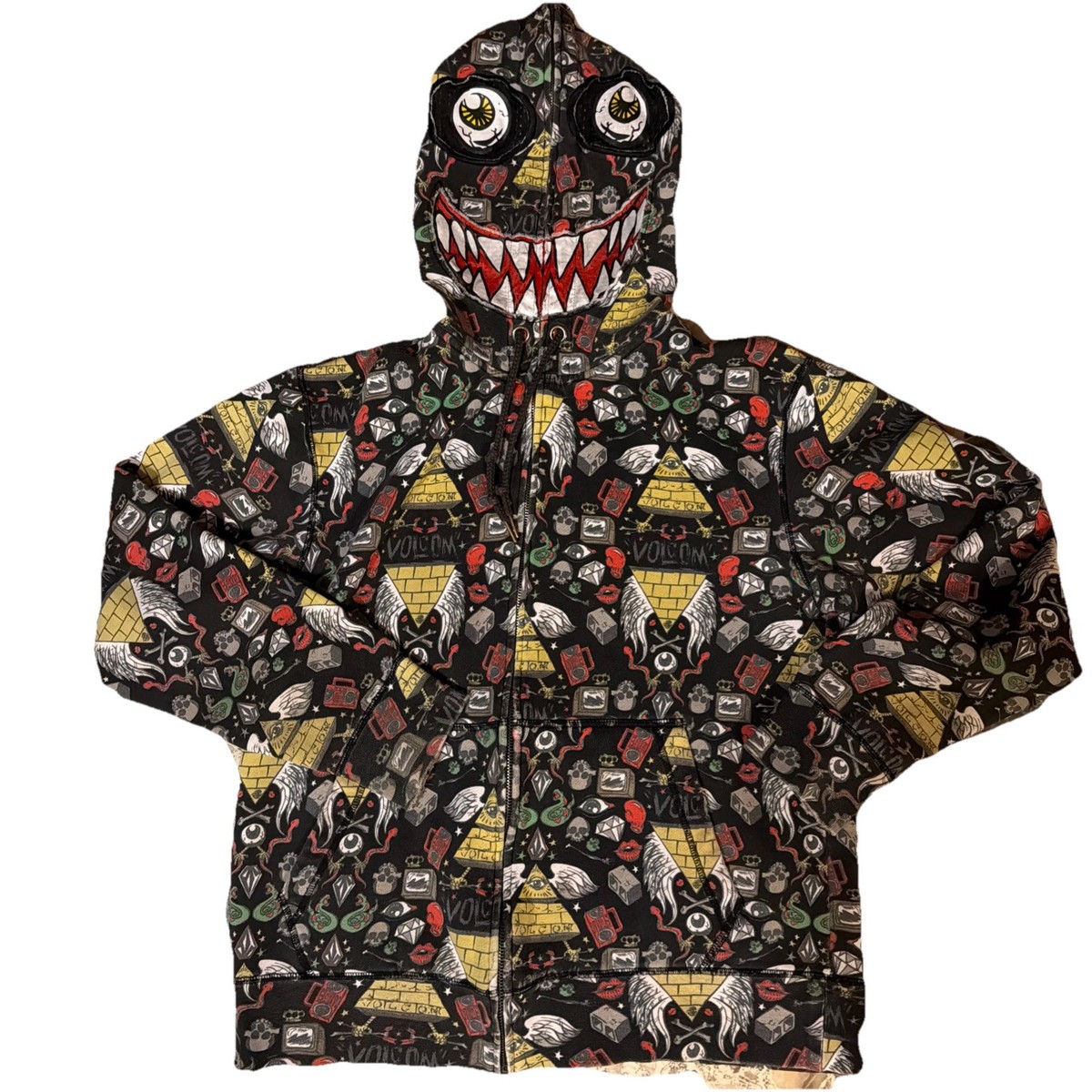 VTG Rare Volcom Sheckler Hoodie Jess Pinkman Breaking Bad Adult
