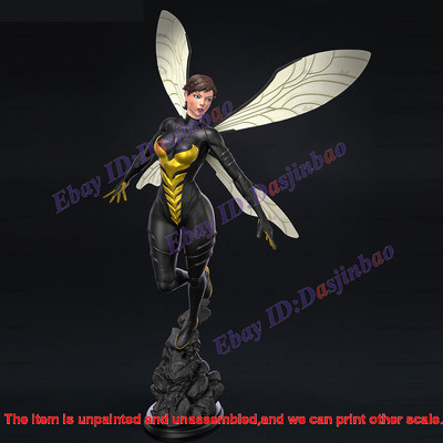 Wasp 1/8 3D Printing Model Kit Unpainted Unassembled 28cm GK Beauty Woman