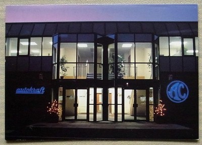 AC CARS & AUTOKRAFT WEIHNACHTEN & NEUJAHR Hauptquartier Grußkarte