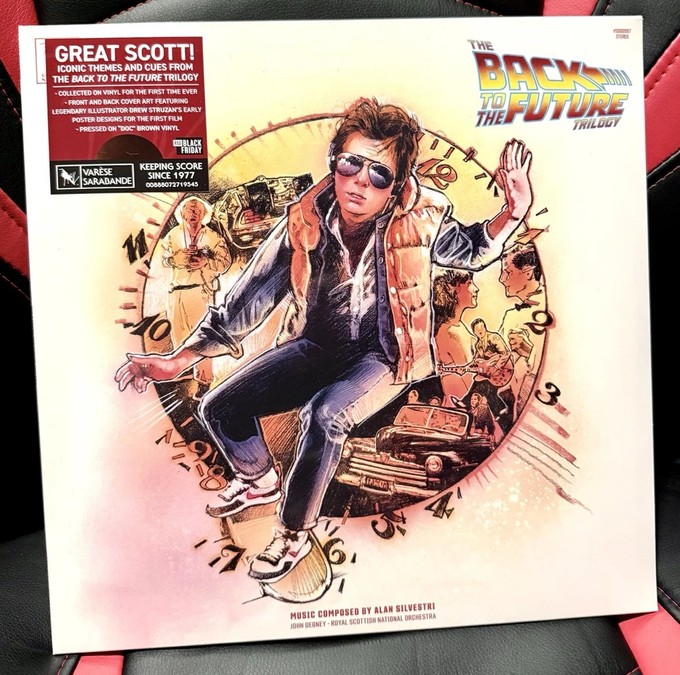 Soldes / Back To The Future Trilogy 33T Vinyle Coloré Black Friday Ed. 202Scellé