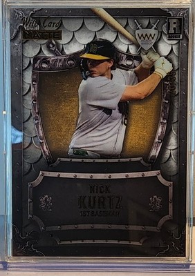 2025 Wild Card Matte Weekend Warrior Nick Kurtz Rookie RC /35 Athletics